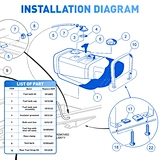 club car fuel tank assembly